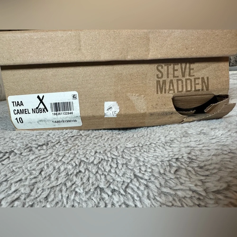 Steve Madden Tiaa Camel Heels, Size 10 NWB - Picture 12 of 14